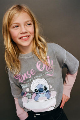 LILO & STITCH DISNEY WASHED-EFFECT T-SHIRT