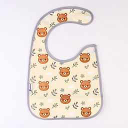 Нагрудник непромокаемый Крошка Я «Лесная сказка», на липучке, с карманом