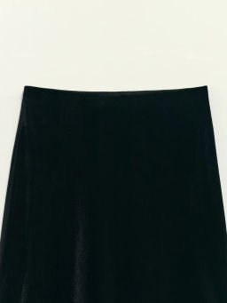 Юбка миди из бархата / Zarina