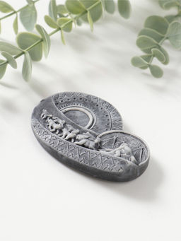 Магнит "Собачья упряжка мчится вдаль" (барельеф), 6см