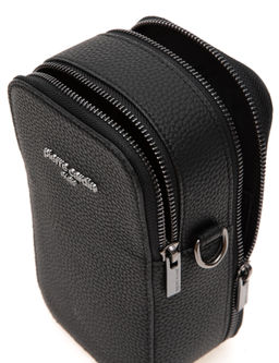 Erkek Siyah Deri Omuz _antas_