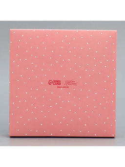 Цена за 5 шт. Коробка под 9 конфет Тюльпаны, 14.7 х 14.7 х 3.5 см - Дарите счастье фото 5