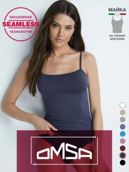 171DD(480) Майка женская ( на тонких бретелях)OMSA  фото 36