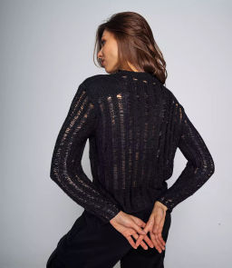 Джемпер #КТ8938, чёрный - Dommod фото 4