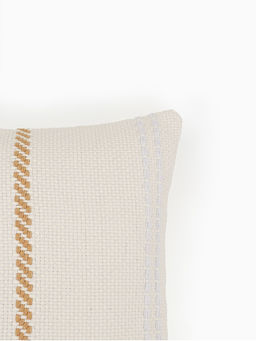 Наволочка декоративная с вышивкой SL Home, 4545 см, хлопок 100%, молочная - Sima-land home фото 2