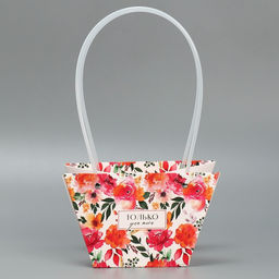 Пакет для цветов Only you, 20 х 12 х 20 см - Дарите счастье фото 4