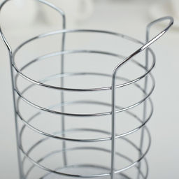 Сушилка для столовых приборов Доляна, 10×10×18 см, хромированная