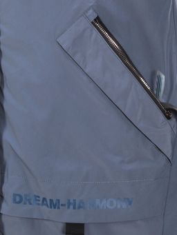 21-968 GRAY/BLUE Пальто женское зимнее (200 гр. холлофайбера) - Фабричный китай фото 12