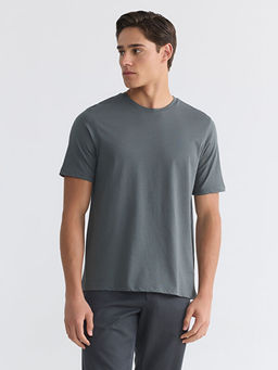 Bisiklet Yaka Penye Erkek Ti??rt