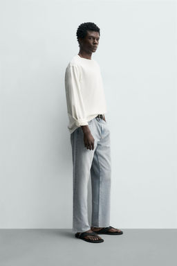 JEANS STRAIGHT FIT / Azul claro - Zara фото 4