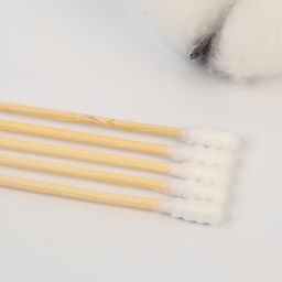 Ватные палочки в тубе 100 шт., наконечник - спираль, хлопок/бамбук(стик)