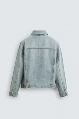 BASIC DENIM JACKET - Zara фото 8
