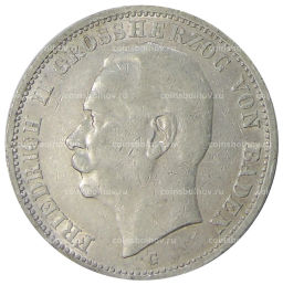 3 марки 1911 года G Германия (Баден)