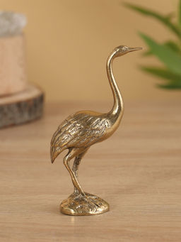 Сувенир «Журавль», 7×4×12 см, бронза