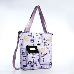 Шопер на молнии, цвет сиреневый - Simaland фото 2