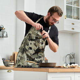 Фартук Этель Real hero 73?71 см, 100% хлопок, репс 210 г/м?