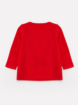 Bisiklet Yaka Minnie Mouse Bask?l? Uzun Kollu K?z ?ocuk Polar Pijama Tak?m? - Waikiki фото 3