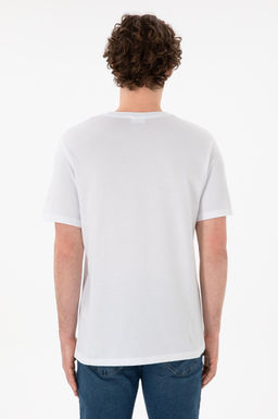 Erkek Regular Fit Bisiklet Yaka Beyaz Basic Ti__rt Sepette S_rpriz _ndirim - U.s. polo assn фото 6