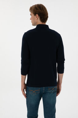 Erkek Lacivert Basic Sweatshirt Sepette S_rpriz _ndirim - U.s. polo assn фото 5