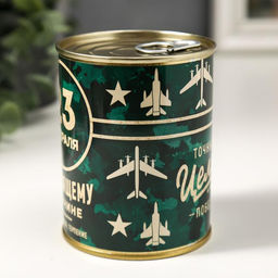 Носки мужские в банке Точных целей и ярких побед, подарочные, чёрные, 43-45 р-р