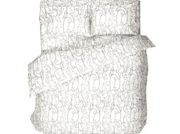 41252-БЧ Павлинка 2 спальный компл. "Face" рис. 6075-02