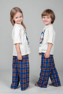 Пижама детская (футболка+брюки) 09122 - Be friends фото 2