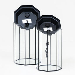 Комплект аквариумов Матрёшка с крышками, восьмигранные, 24 литра, 32 литра - Пижон фото 3