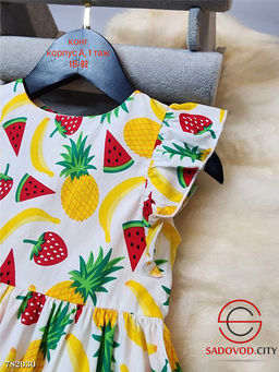 Летнее базовое платье для девочки - Bruno фото 6