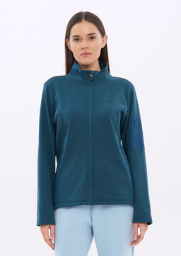 T3415-14 Толстовка женская флисовая на молнии