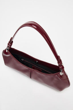 PATENT-EFFECT SHOULDER BAG - Zara фото 6