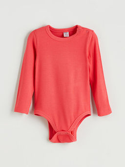 Bisiklet Yaka Basic K?z Bebek ??t??tl? Body