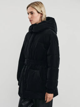 Куртка стеганая с поясом / Zarina  фото 5