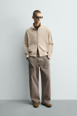WASHED ZIP-UP SWEATSHIRT - Zara фото 9