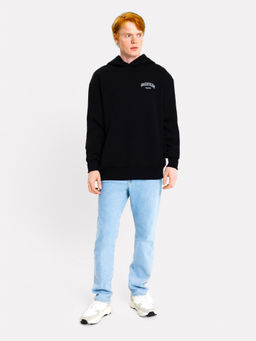 Худи мужское в черном цвете с принтом черный +печать 121806 - Mark formelle фото 3