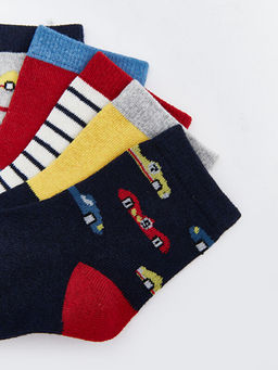 Desenli Erkek ?ocuk Soket ?orap 5li - Waikiki фото 3