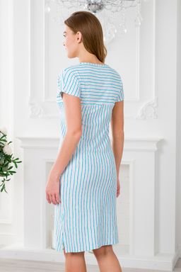 Туника женская из кулирки Альбертина бирюзовый - Амадэль фото 13