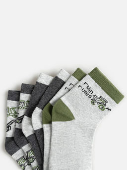 ACOOLA / Носки детские в наборе из 3 пар Mertens серый меланж фото 2