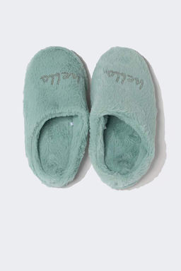 Женские домашние тапочки на плоской подошве - Defacto фото 8