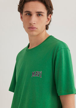 Mavi Logo Bask?l? Yesil Tisort  фото 5