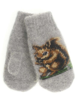 Варежки детские круговые "Белочка" 0517-4 Варежки детские круговые "Белочка" 0517-4