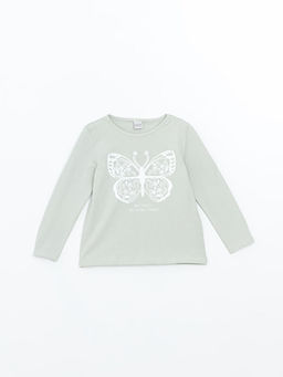 Bisiklet Yaka K?z ?ocuk Ti??rt