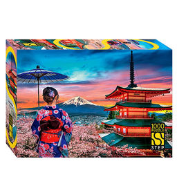 Пазлы 1000 "Вид на Фудзи"