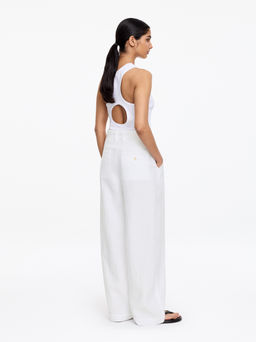 Pantalones de lino sastre - H&m фото 8