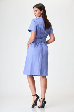 Платье ANELLI 1272 голубой  фото 5