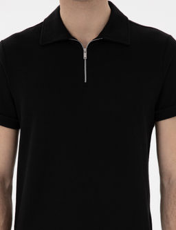 Siyah Slim Fit Ti__rt - Pierre cardin фото 6