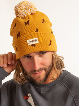 Шапка ЗАПОРОЖЕЦ Bober MUSTARD YELLOW