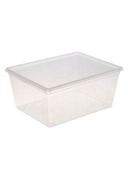 Ящики пластиковые для хранения, с крышкой, набор 2 шт.: 10 л, 16 л, прозрачно-матовый - Соломон фото 8