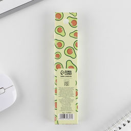 Ручка гелевая Авокадо стайл, 2 шт., черная паста - Artfox фото 8