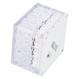 USL-F-172/PT050 ICECUBE Садовый светильник на солнечной батарее. 4 светодиода. Теплый белый свет. 1*АА Ni-Mh аккумулятор в/к. IP44. TM Uniel - Volpe фото 7