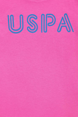 Детская розовая футболка с круглым вырезом Неожиданная скидка в корзине - U.s. polo assn фото 3